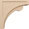 Ekena Millwork 9"W x 36"D x 36"H Thin Viola Rough Cedar Woodgrain TimberThane Corbel, Primed Tan CORUR09X36X36VIORCPR - alternate 3